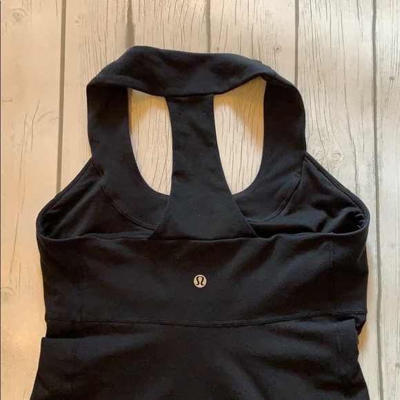 Lululemon Black Racerback Tank Top Size 6 - Picture 5 of 8